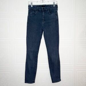 MOTHER Women's Skinny Jeans in Dark Blue